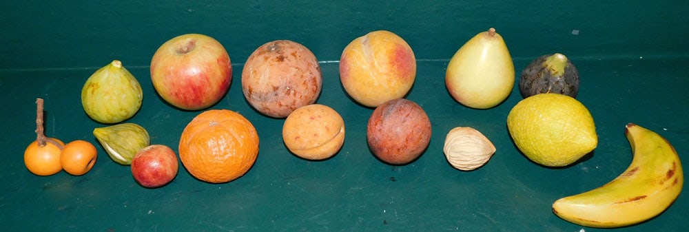 15 Pieces of Alabaster Fruit (1 of 3)
