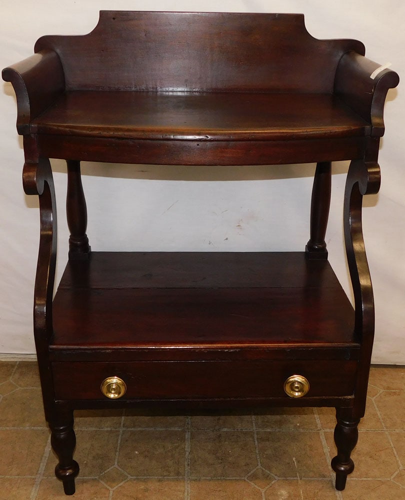 19th Century Cherry Washstand with 1 Drawer (1 of 4)