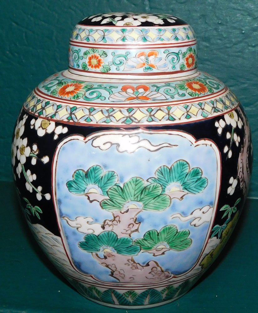 Antique Oriental Porcelain Ginger Jar (1 of 5)