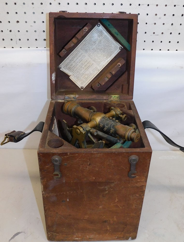 Antique Brass Transit by Gurley in Case (1 of 7)