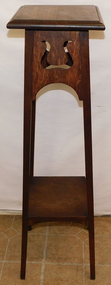 Antique Oak Fern Stand (1 of 3)