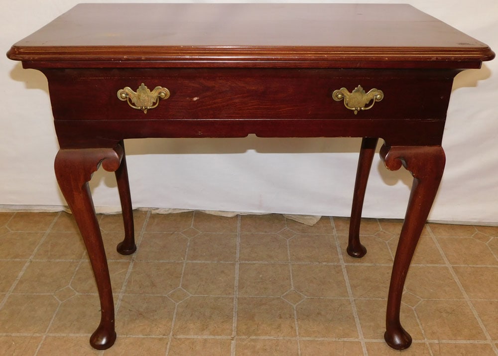 19th Century Cherry 1 Drawer Console (1 of 4)