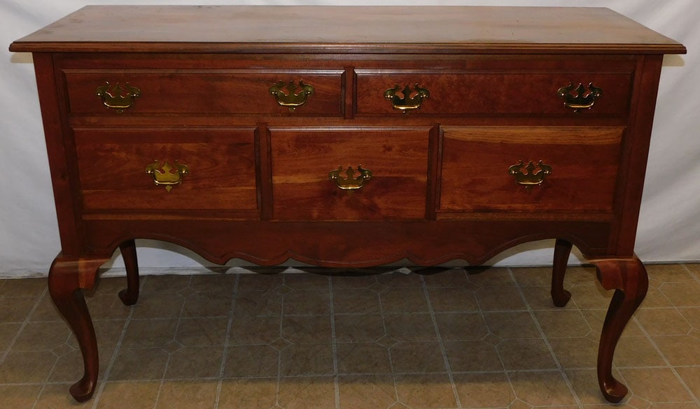 Benchmade Cherry Queen Anne Style Sideboard (1 of 5)
