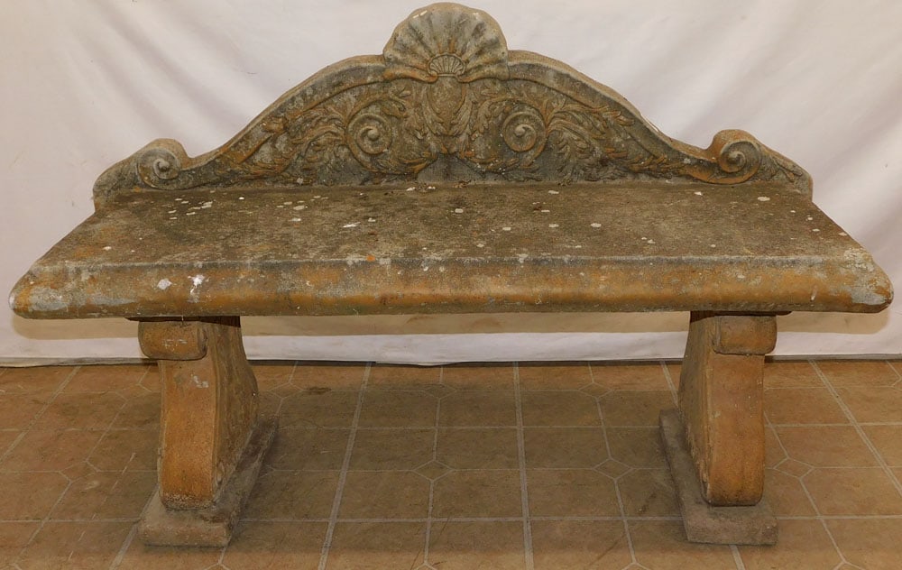 3 Part Concrete Yard Bench (1 of 3)