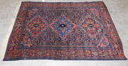 6' 7" x 4' 2" Antique Handmade Oriental Rug