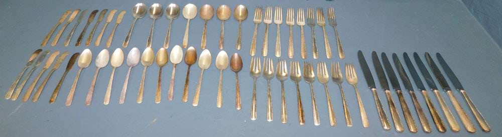 34 Pieces of Gorham Sterling Flatware, (Camellia), (52.4 T.O.) (1 of 20)