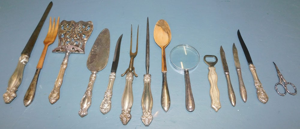 14 Sterling Handle Serving Pieces (1 of 7)