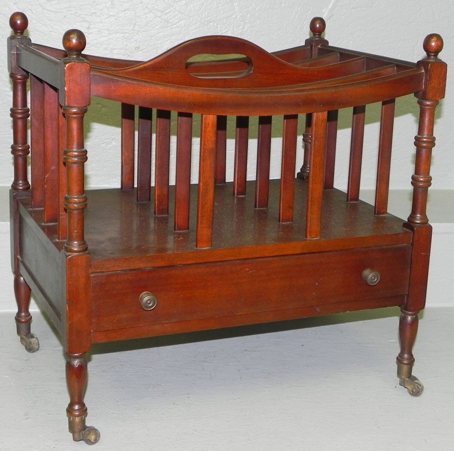 Mahogany Canterbury.: Mahogany Canterbury.