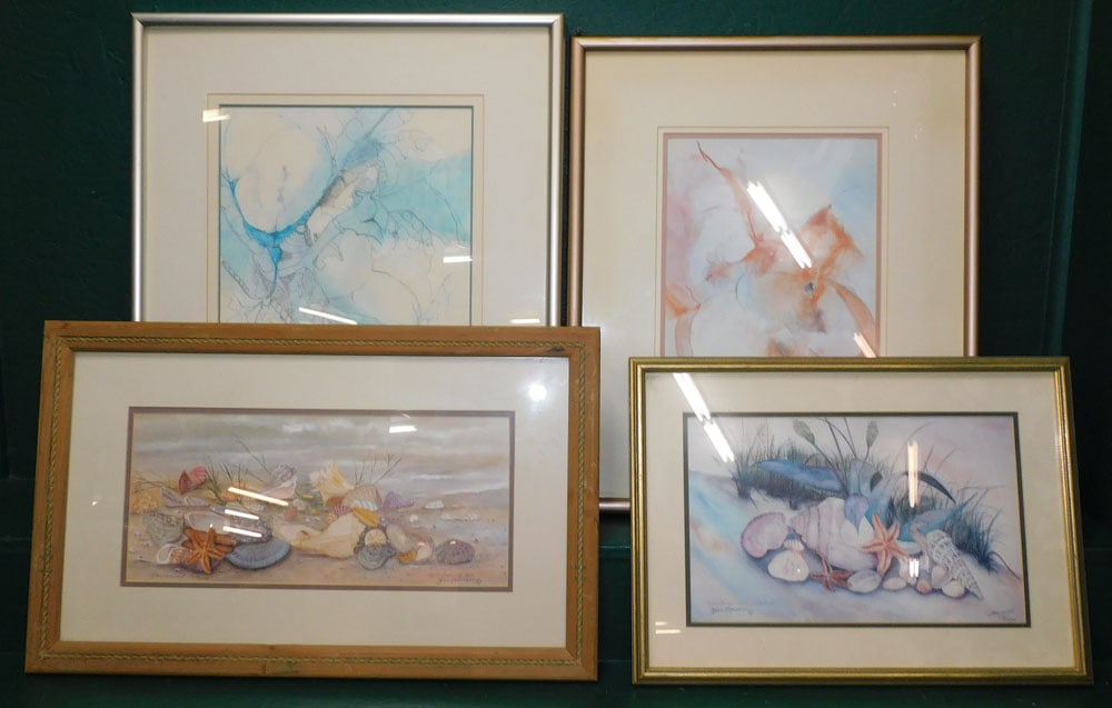 Lot of 4 Framed Prints (1 of 9)