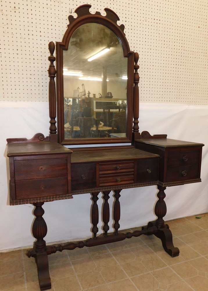 Antique Walnut Vanity by Tomlinson (1 of 7)
