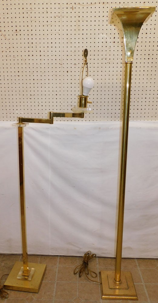 2 Brass Floor Lamps (1 of 3)