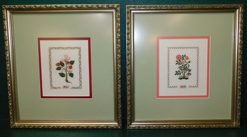 Pair of Framed Needleworks (1 of 5)