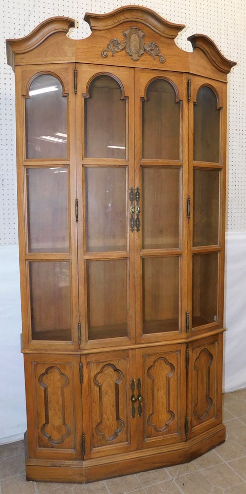Walnut Mid Century China Cabinet (1 of 3)