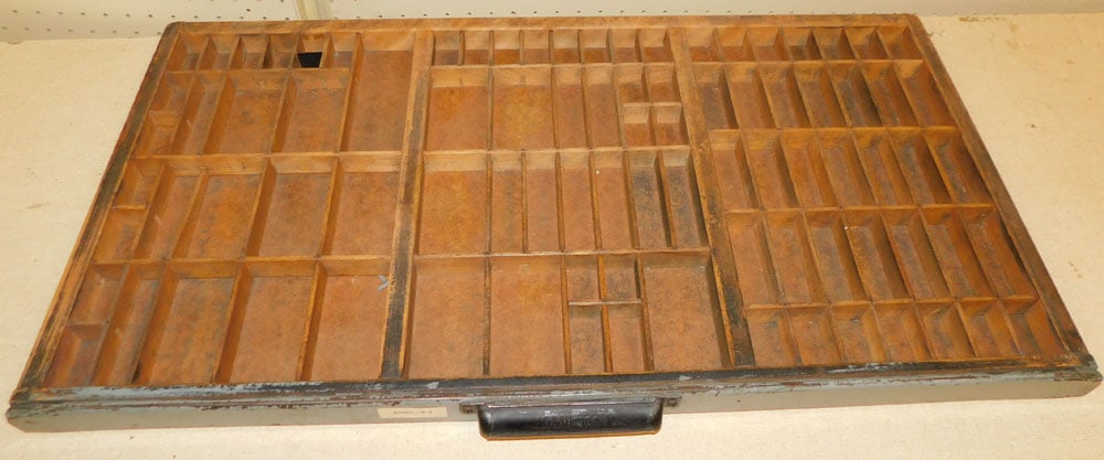Antique Printer's Tray (1 of 4)
