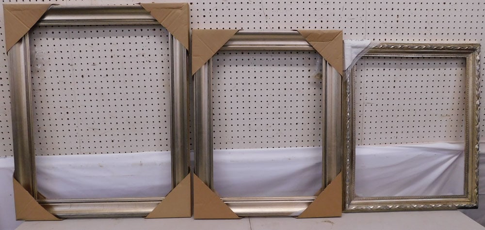 3 Ornate Gilded Frames: 3 Ornate Gilded Frames . Up to 28" x 34" ALL DESCRIPTIONS AND ANY CONDITION STATEMENT GIVEN BY LANGSTON AUCTION GALLERY ARE STRICTLY OPINIONS AND LANGSTON'S SHALL HAVE NO RESPONSIBILITY FOR ERRORS OR 