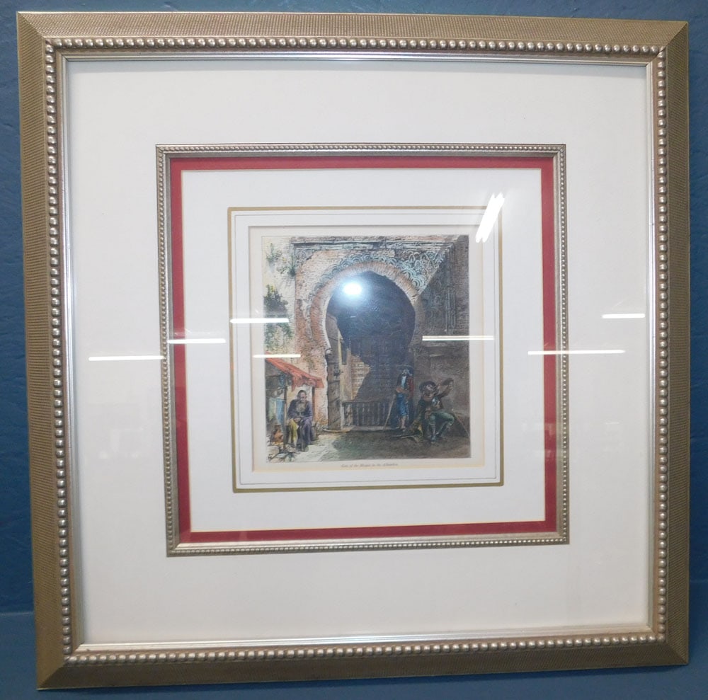 Framed Color Engraving (1 of 4)