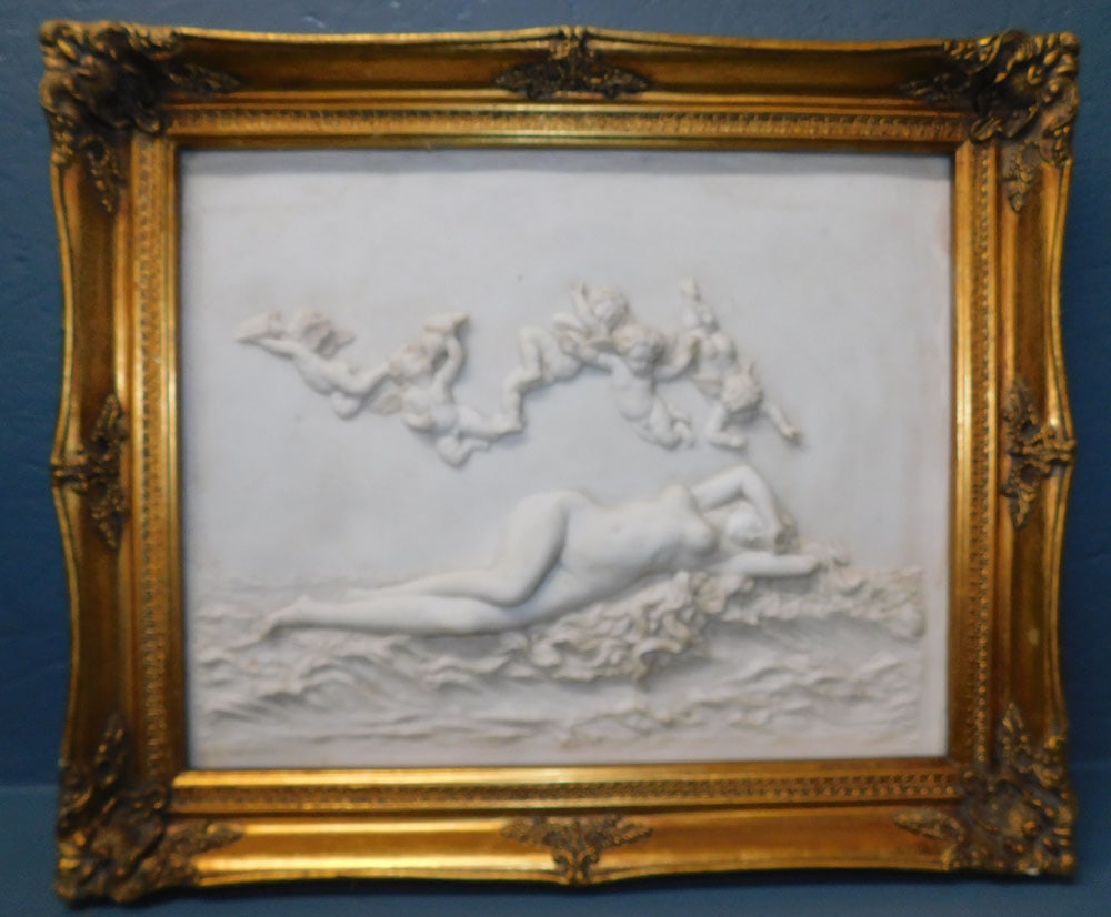 Framed French Resin Plaque (1 of 4)