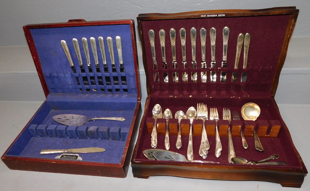 Silverplate Flatware In Box By Adoration & Flatware Box (1 of 4)