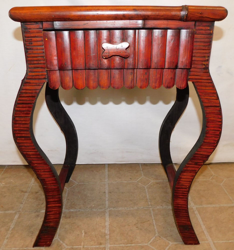 Bamboo One Drawer Night Stand (1 of 6)