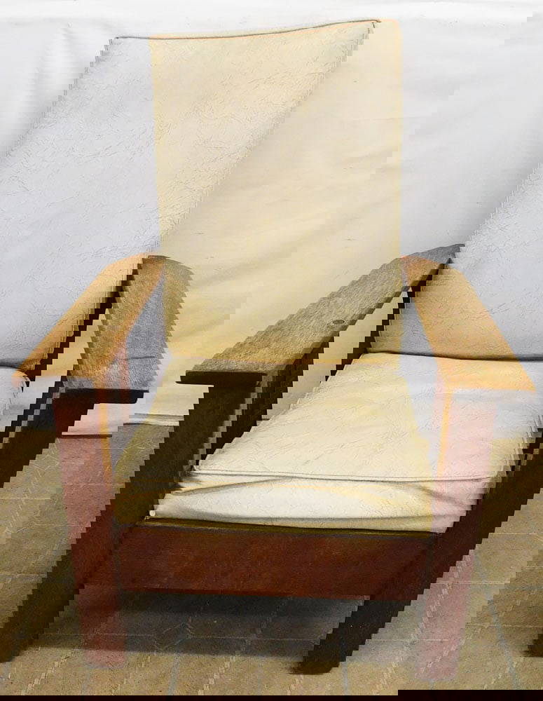 Antique Oak Mission Style Arm Chair Auction