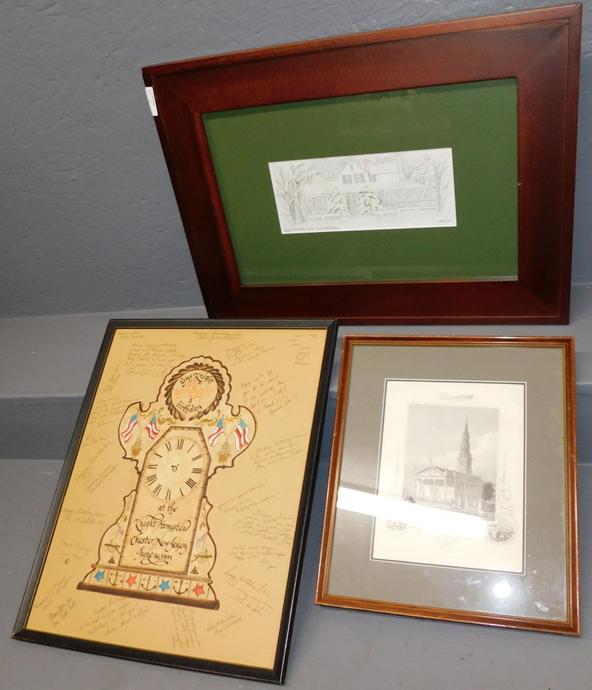 Three Framed Prints (1 of 7)