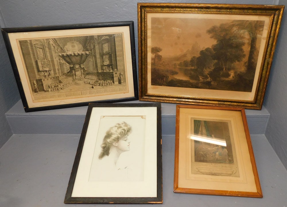 Four Framed Engravings (1 of 15)