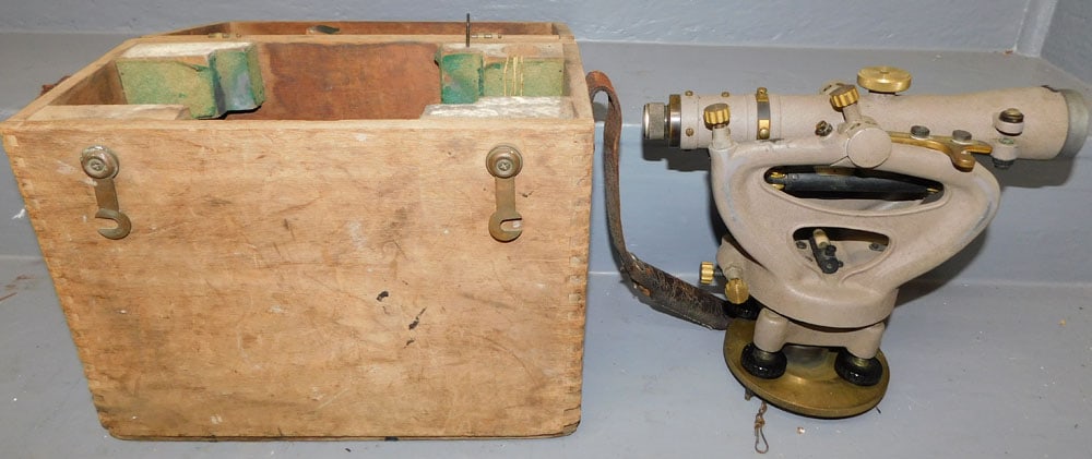 Antique Craftsman Transit In Case (1 of 4)