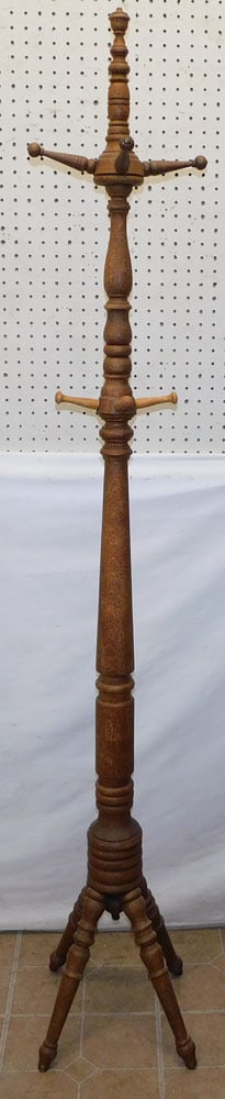 Antique Oak Hat Stand (1 of 4)
