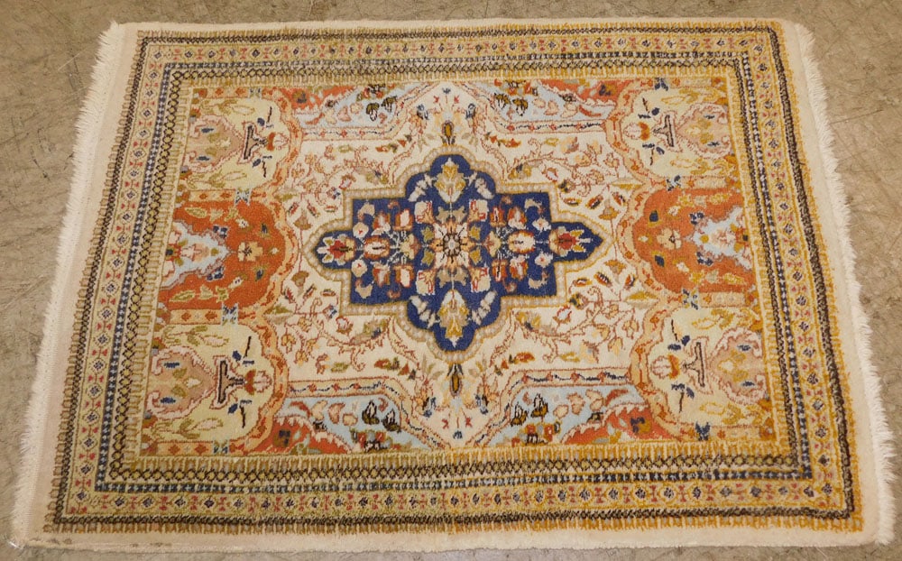 3' 9" X 2' 8" Hand Made Oriental Rug (1 of 4)