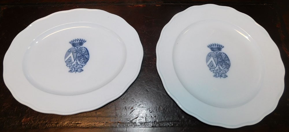 English Cauldon Armorial Charger & English Cauldon Armorial Platter (1 of 5)