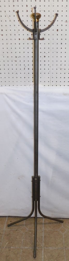 Painted Metal & Brass Hat Stand (1 of 3)