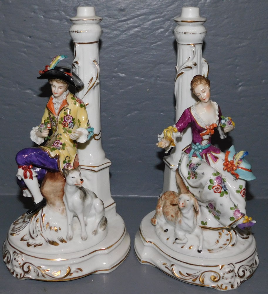 Pair Porcelain Figurines (1 of 3)