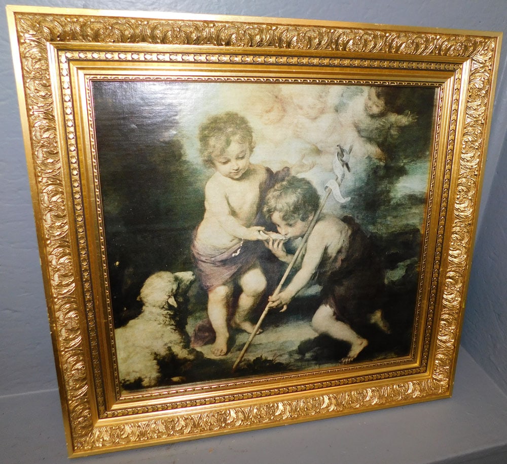 Gilded Framed Print On Canvas (1 of 3)