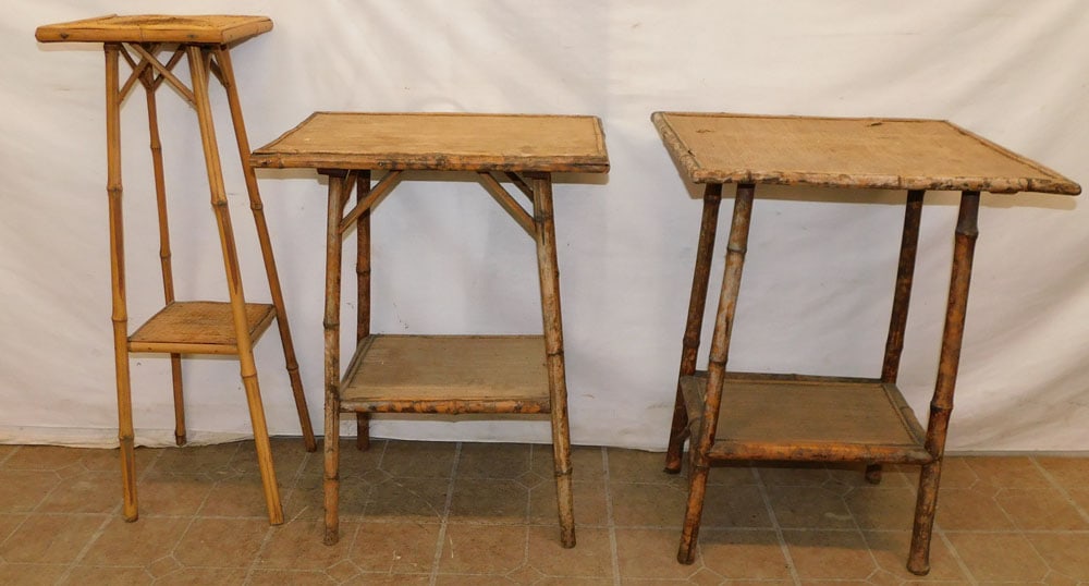 Three Antique Bamboo Stands (1 of 5)