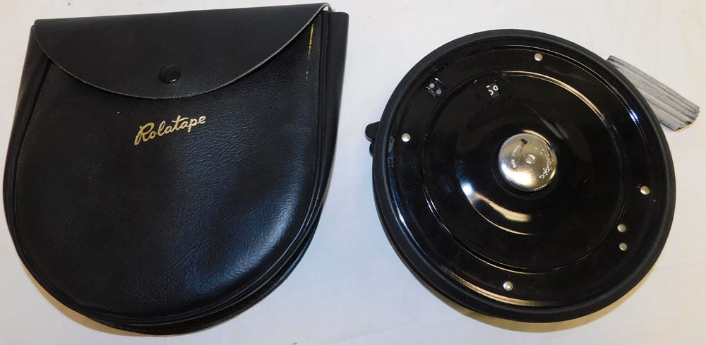 Vintage Rolatape Measuring Wheel in Case: Vintage Rolatape Measuring Wheel in Case . ALL DESCRIPTIONS AND ANY CONDITION STATEMENT GIVEN BY LANGSTON AUCTION GALLERY ARE STRICTLY OPINIONS AND LANGSTON'S SHALL HAVE NO RESPONSIBILITY FOR ERRORS O