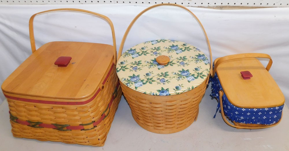 Three Longaberger Baskets (1 of 3)