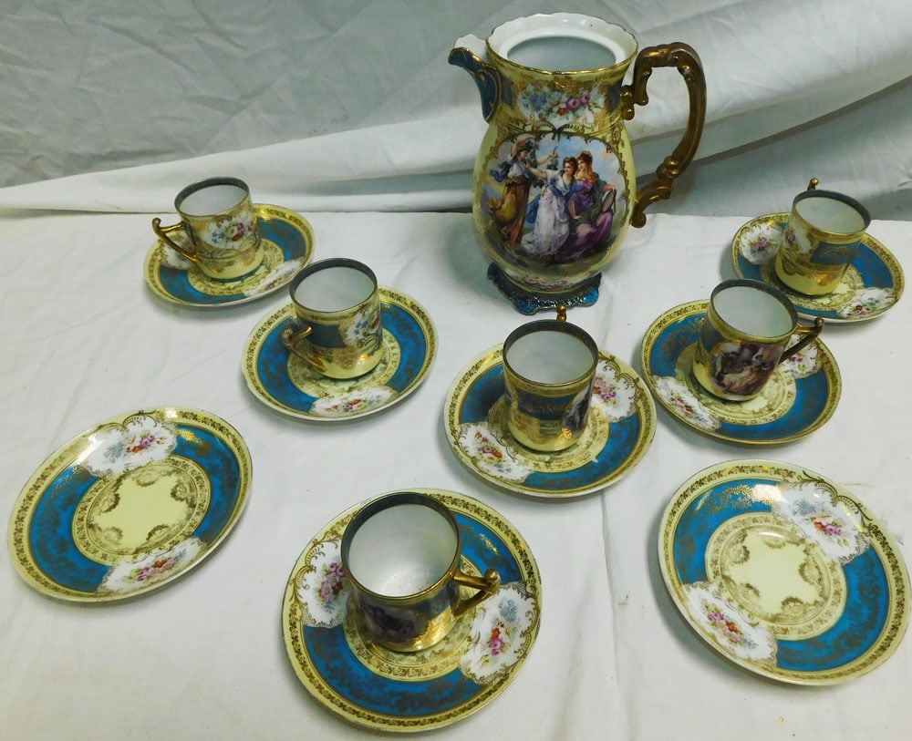 Lot Porcelain Tea Set (1 of 4)