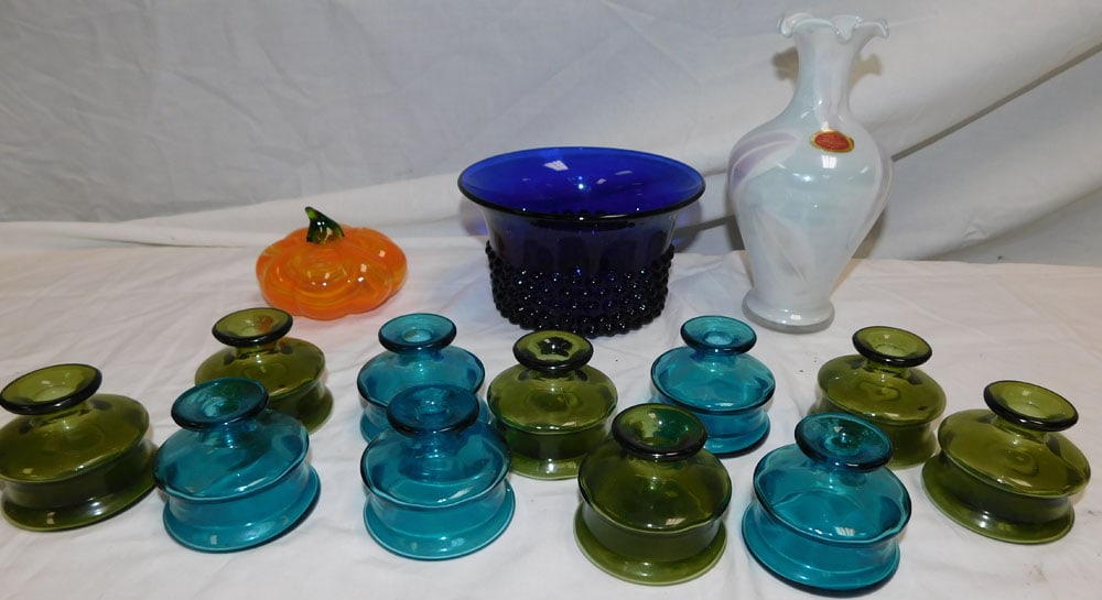 Lot Ink Bottles - Murano Artglass Vase (1 of 4)