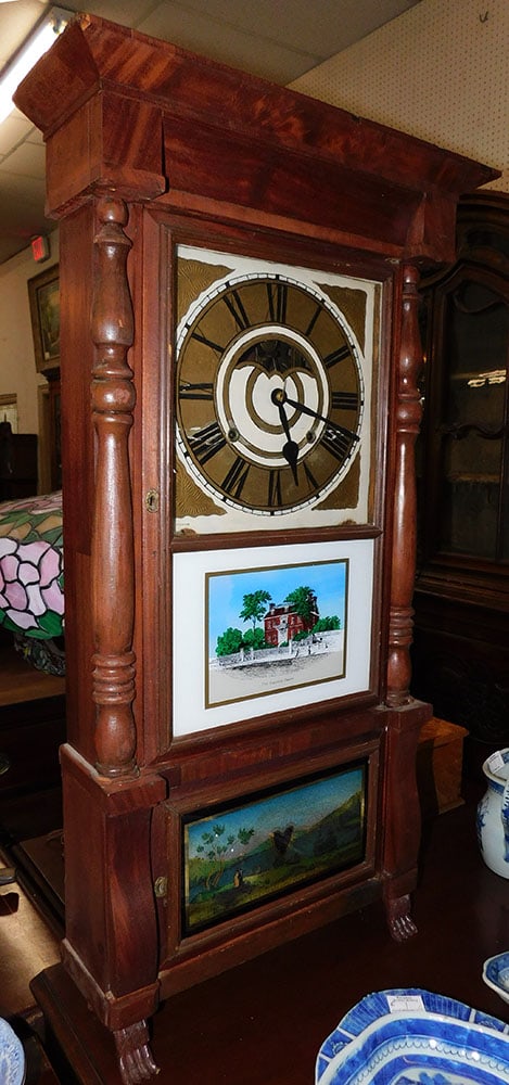 Antique Empire Triple Shelf Clock by Birge.Mallory Company (1 of 4)