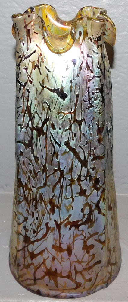 Signed Loetz Art Glass Vase (1 of 4)