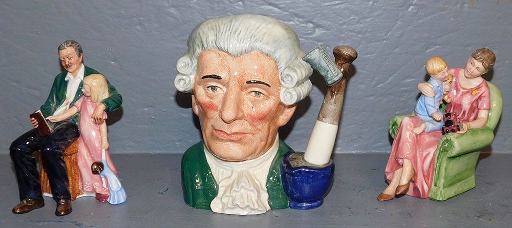 Pair of Royal Doulton Figurines & 1 Toby Mug (1 of 8)