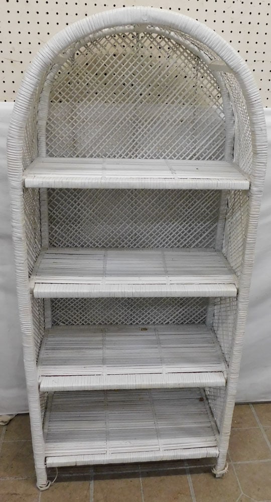 Painted Rattan Shelf (1 of 5)