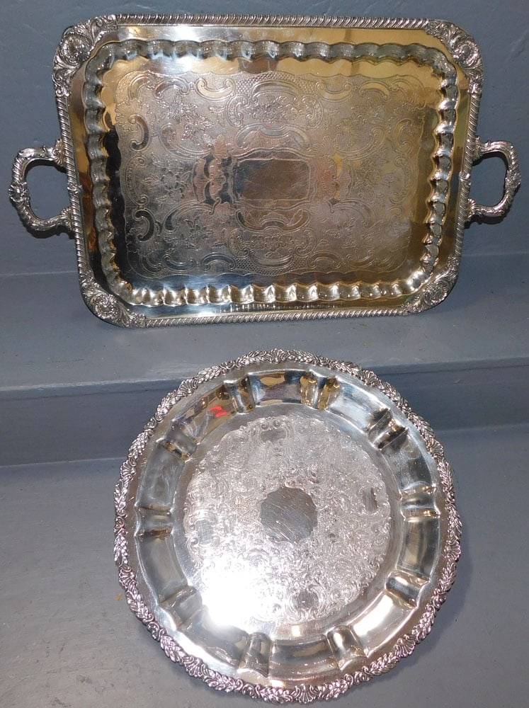2 Sheffield Serving Trays (1 of 4)