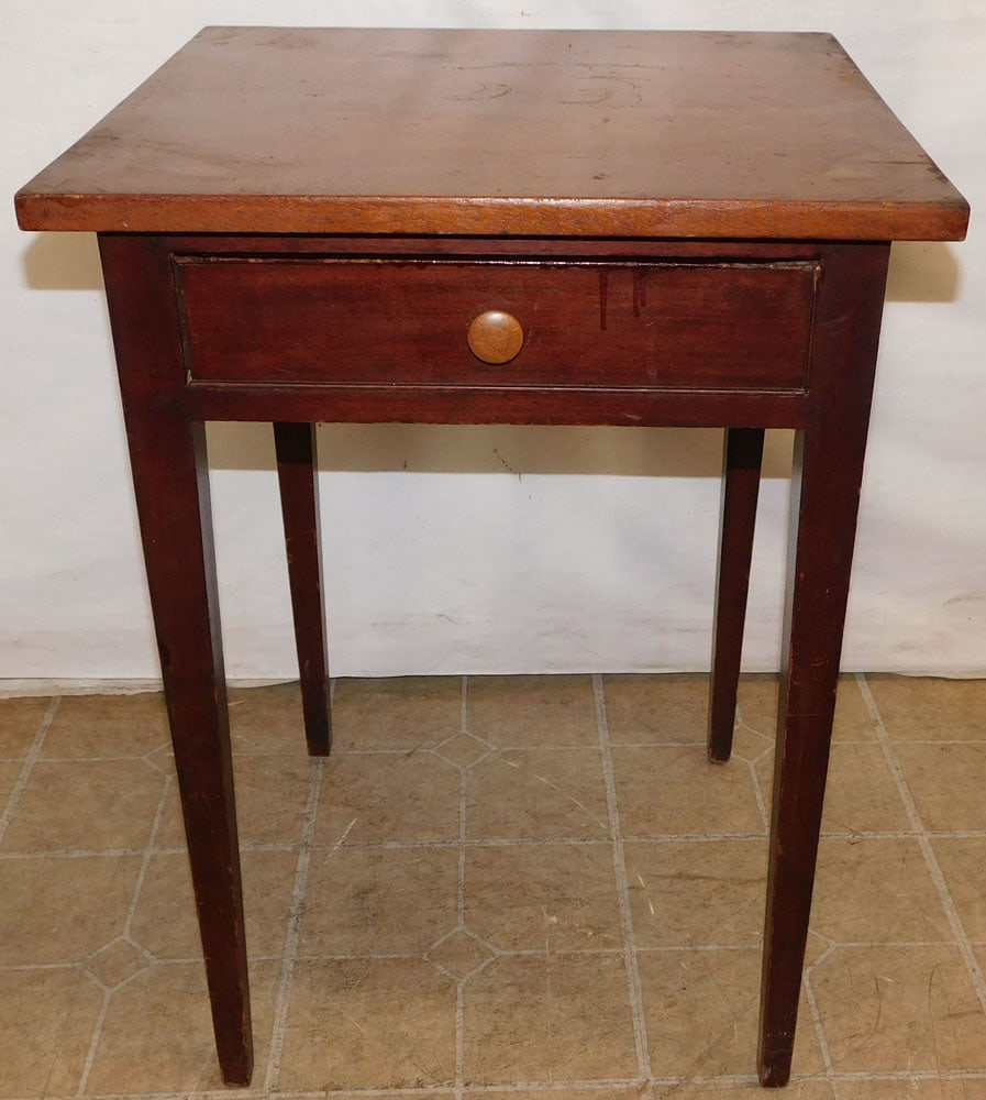 19th Century Mahogany 1 Drawer Stand (1 of 5)