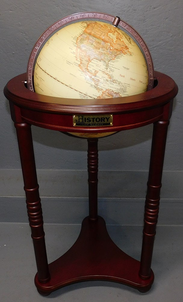 Revolving Globe on Cherry Stand (1 of 4)