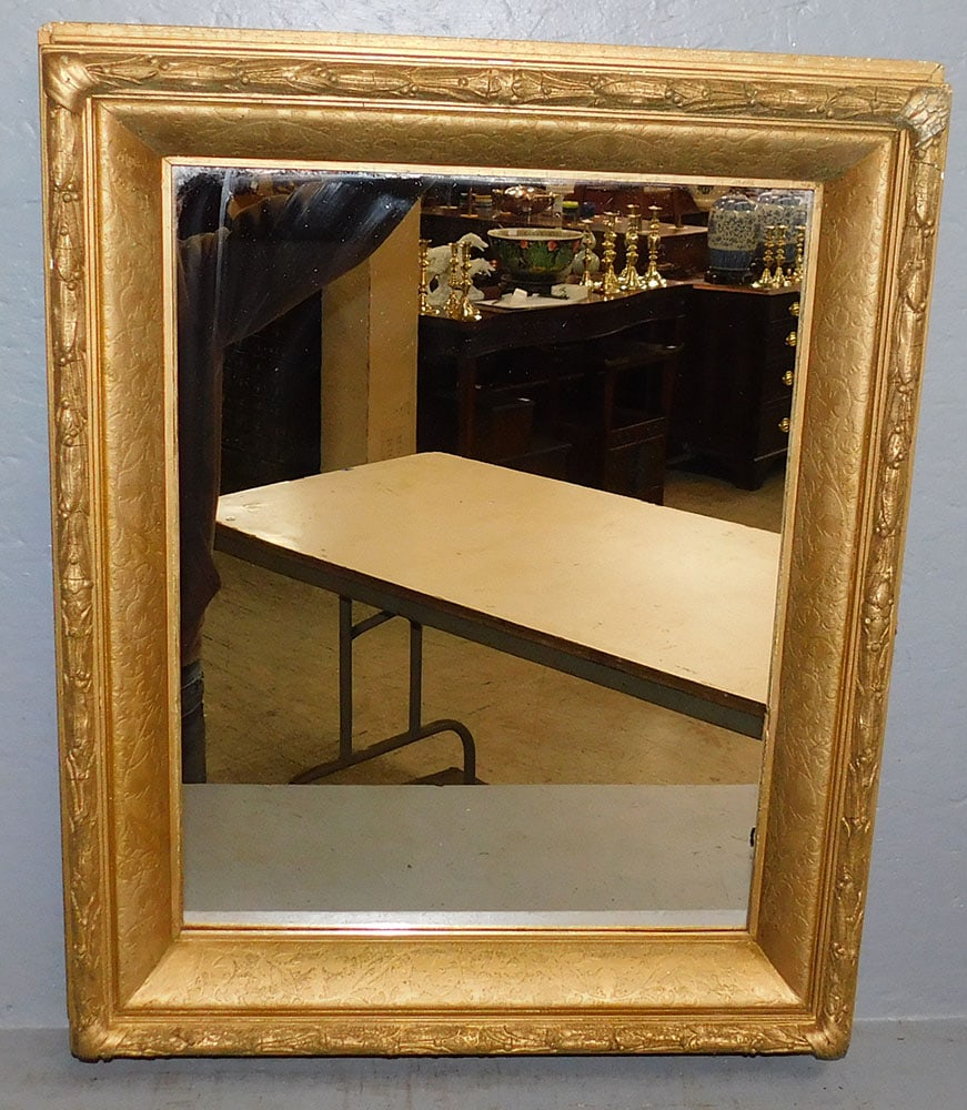 Antique Gilded Frame Mirror (1 of 3)