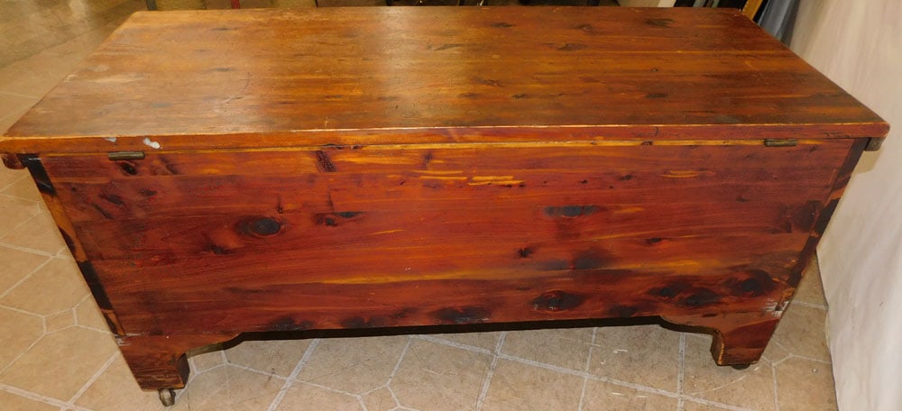 Antique Cedar Blanket Chest (1 of 2)
