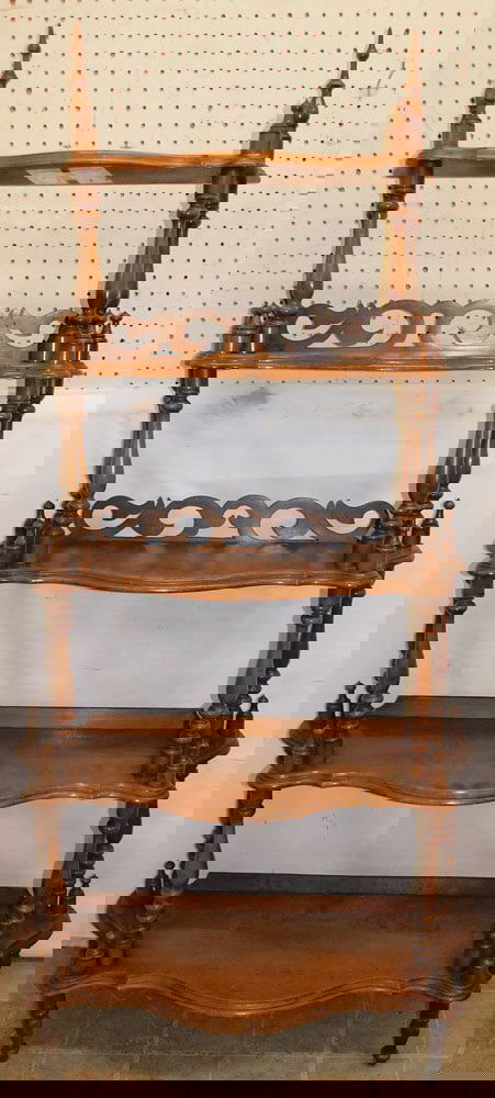 Victorian Walnut What Knot Shelf (1 of 4)