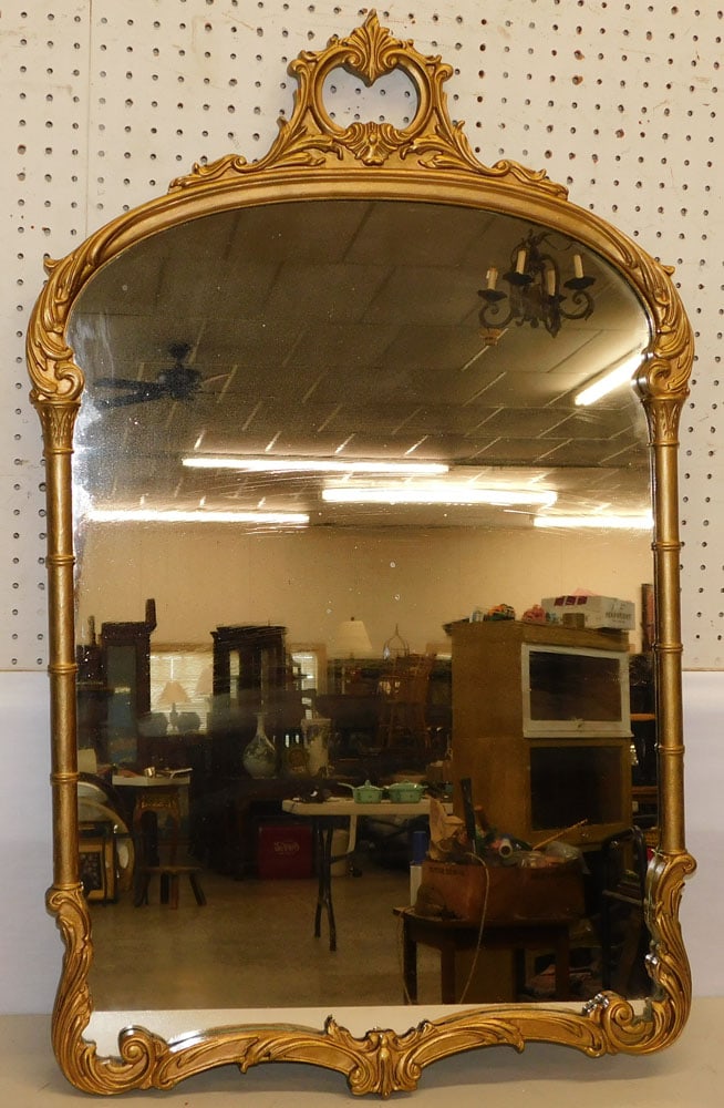 Antique Gilded Framed Mirror (1 of 3)