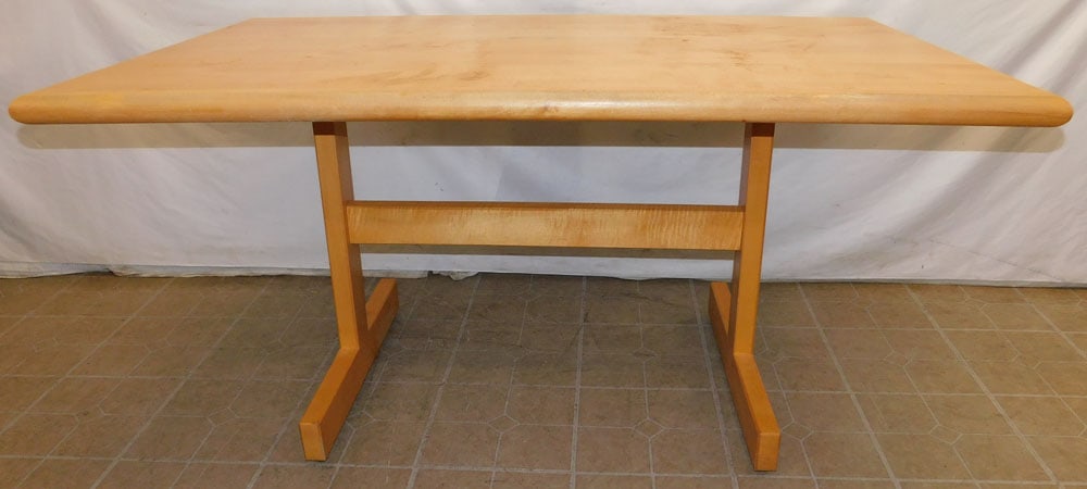 Maple Butcher Block Top Dining Table (1 of 4)